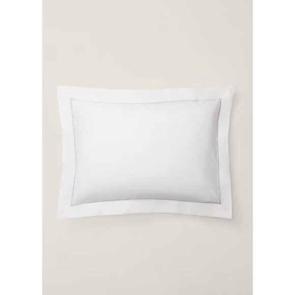 Ralph Lauren Home Palmer Percale King Sham Sand Dune Organic Cotton 20"x 36" NWT - Picture 7 of 16